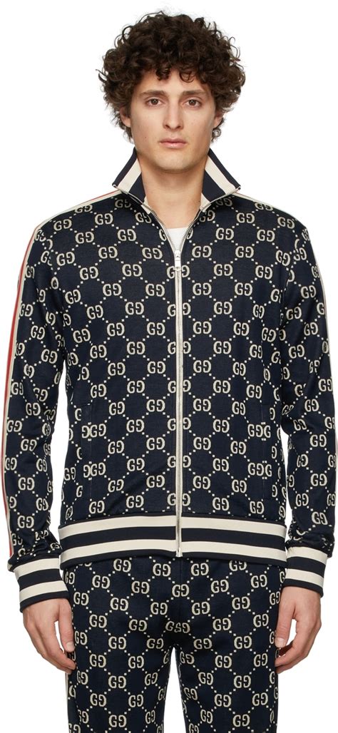 gucci jacquard down jacket|gucci gg jacquard cotton jacket.